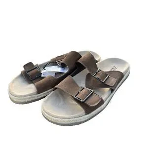 Zara | Shoes | Zara Sandals Men Double Buckle Strap Flat  display picture 3